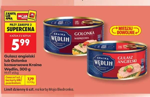 Gulasz angielski Kraina Wędlin +1 wariant