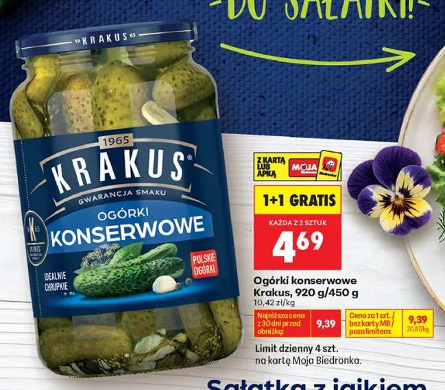 Ogórki konserwowe Krakus