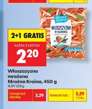 Włoszczyzna mrożona Mroźna Kraina