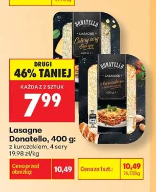 Lasagne z kurczakiem Donatello +1 wariant