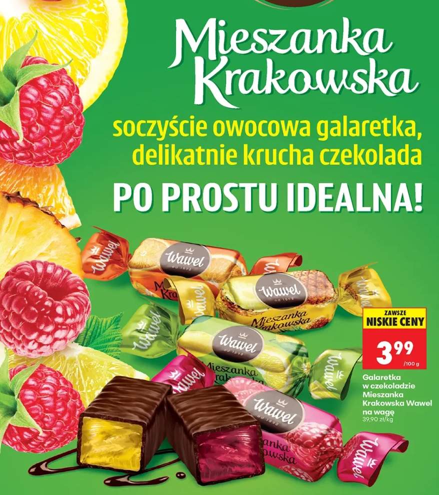 Galaretka w czekoladzie Mieszanka Krakowska Wawel na wagę