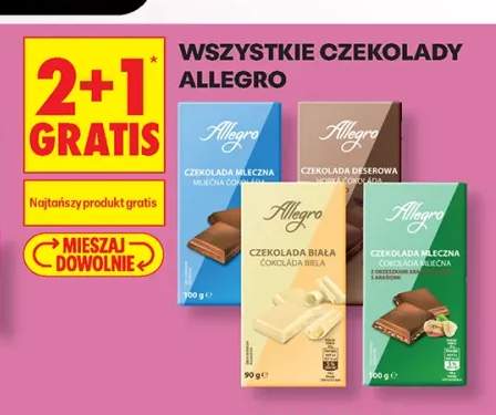 Czekolady Allegro +4 warianty