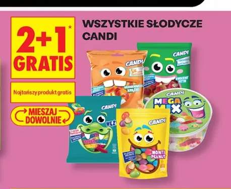 Słodycze Candi +5 wariantów