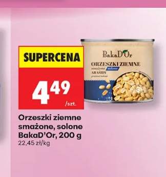 Orzeszki ziemne smażone solone BakaD'Or
