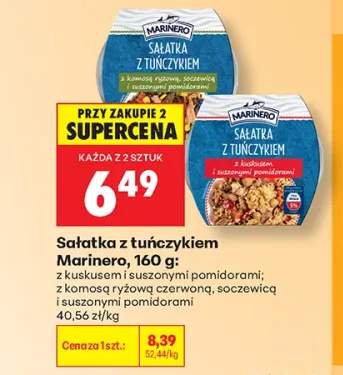 Sałatka z tuńczykiem z kuskusem i suszonymi pomidorami Marinero