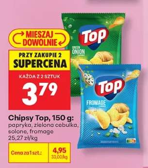 Chipsy Top papryka +3 warianty