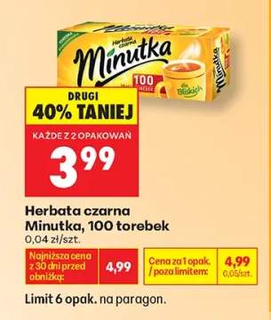 Herbata czarna Minutka
