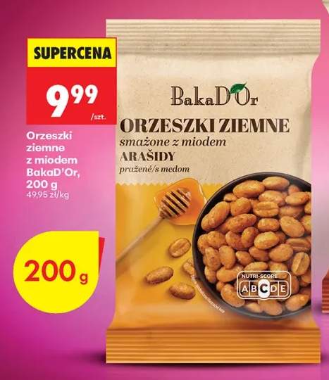 Orzeszki ziemne z miodem BakaD'Or