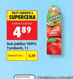 Sok jabłkowy 100% Tymbark