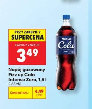 Napój gazowany Fizz Up Cola Intense Zero