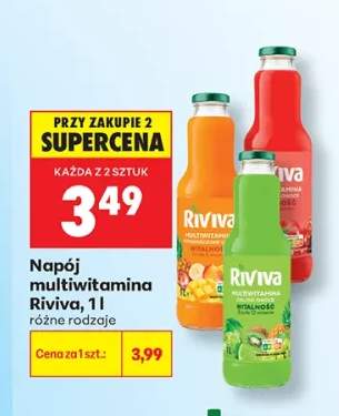 Napój multiwitamina Riviva pomarańczowy +2 warianty