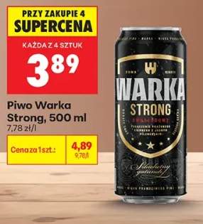 Piwo Warka Strong