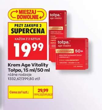 Krem do twarzy Tołpa Age Vitality 4 ceramidy 50+ +1 wariant