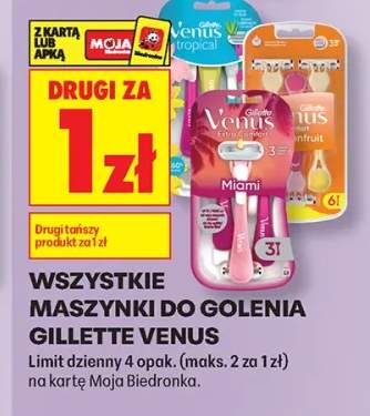 Maszynki do golenia Gillette Venus +3 warianty