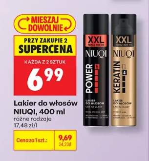 Lakier do włosów Niuqi Power +1 wariant