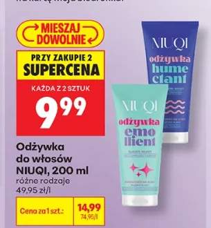 Odżywka do włosów Niuqi Emolientowa +1 wariant