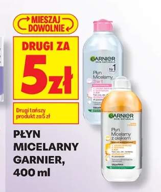 Płyn micelarny Garnier 3w1 +1 wariant