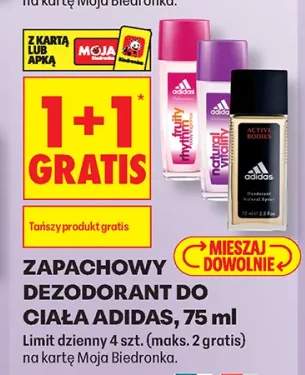 Dezodorant do ciała Adidas Fruity Rhythm +2 warianty