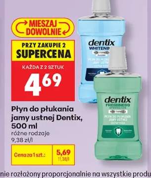 Płyn do płukania jamy ustnej Dentix Whitening +1 wariant