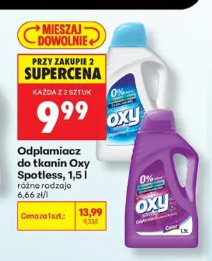 Odplamiacz do tkanin Oxy Spotless