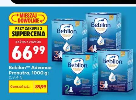 Mleko następne Bebilon Advance Pronutra 2 +3 warianty