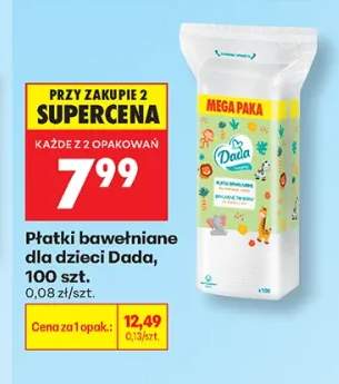 Płatki bawełniane dla dzieci Dada