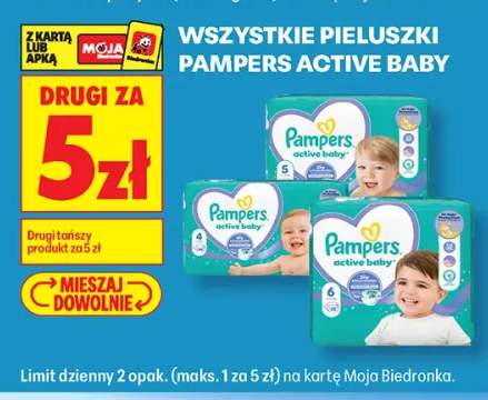 Pieluszki Pampers Active Baby +3 warianty