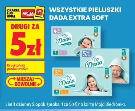 Pieluszki Dada Extra Soft +3 warianty