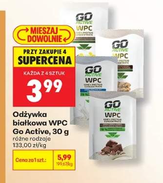 Odżywka białkowa WPC Go Active o smaku czekoladowym +3 warianty