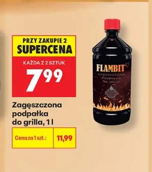 Zagęszczona podpałka do grilla Flambit