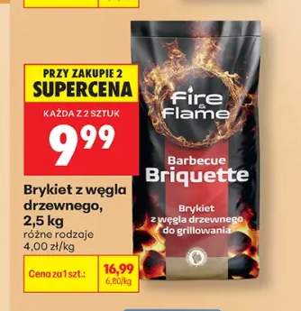 Brykiet z węgla drzewnego Fire & Flame