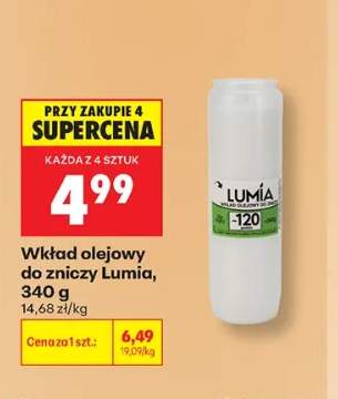 Wkład olejowy do zniczy Lumia