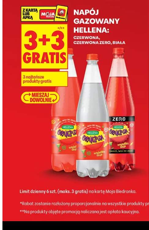 Napój gazowany Hellena Czerwona +2 warianty