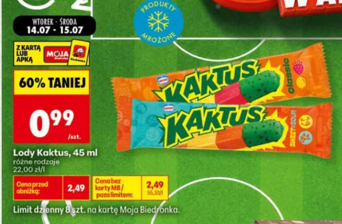 Lody Nestlé Kaktus Classic