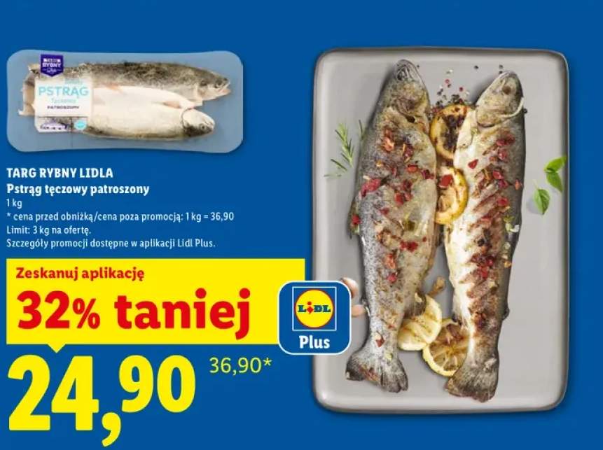 pstrąg patroszony