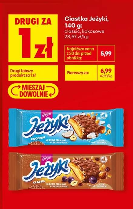 Ciastka Jeżyki Classic Goplana +1 wariant