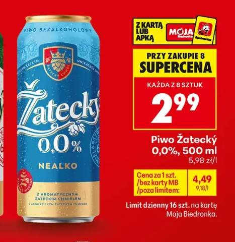 Piwo bezalkoholowe Žatecký