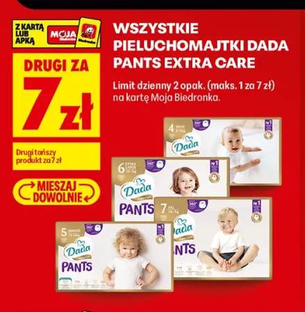 Pieluchomajtki Dada Pants Extra Care +2 warianty