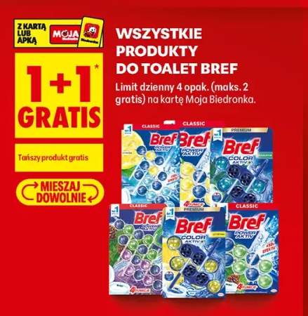 Produkty do toalet Bref +3 warianty