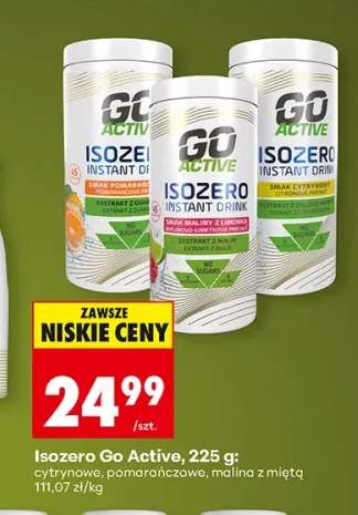 Isozero Go Active pomarańczowe +1 wariant