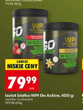 Izolat białka WPI Go Active wanilia +1 wariant