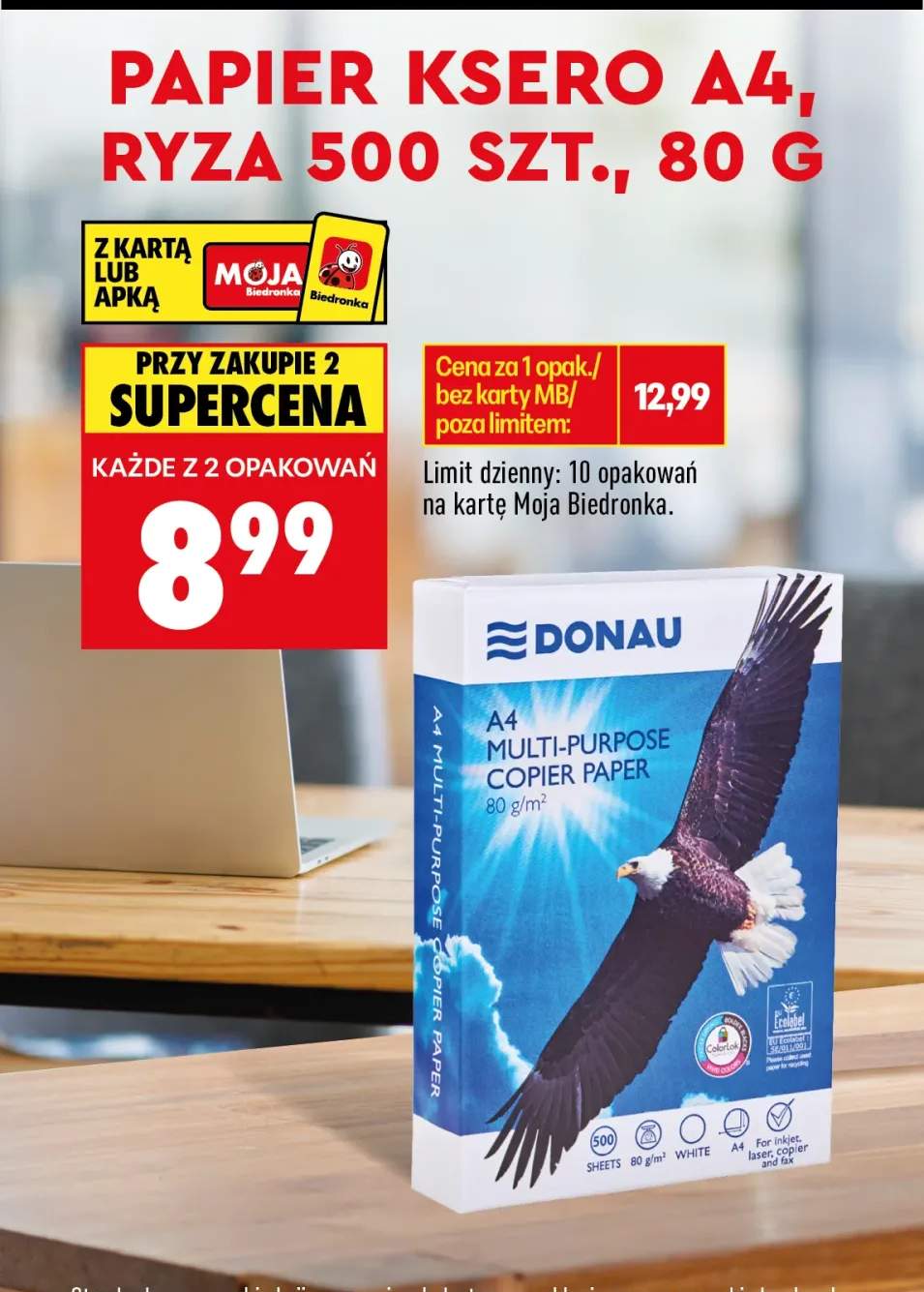 Papier ksero A4 Donau 80 g