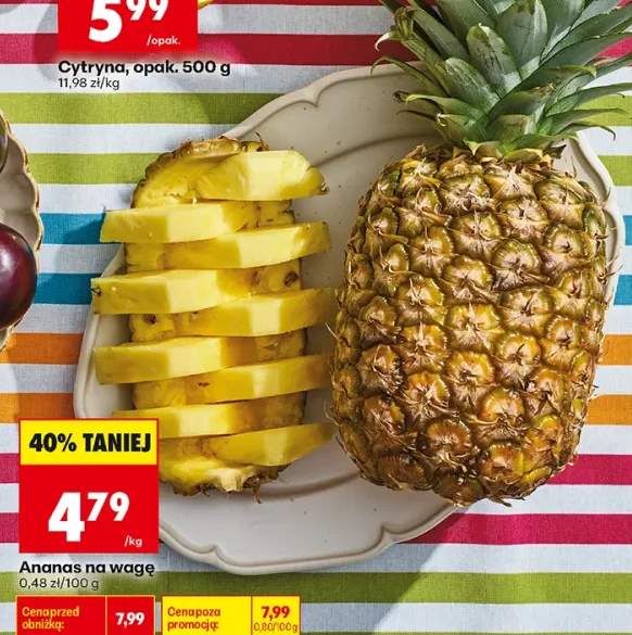 Ananas na wagę