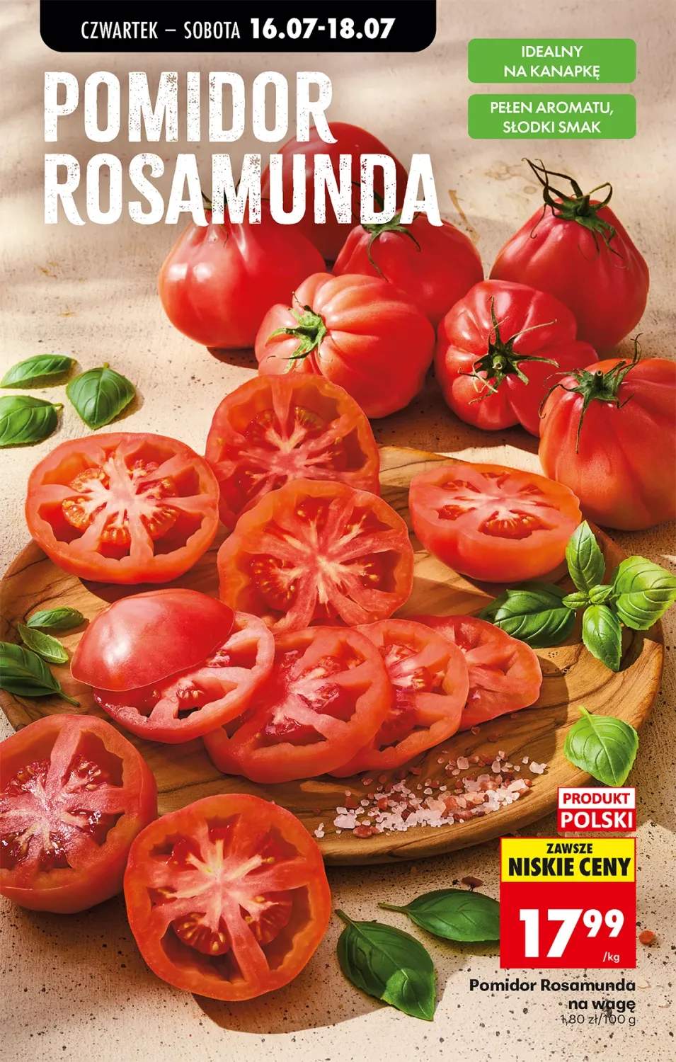 Pomidor Rosamunda na wagę polski