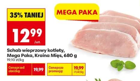 Schab wieprzowy kotlety Mega Paka Kraina Mięs
