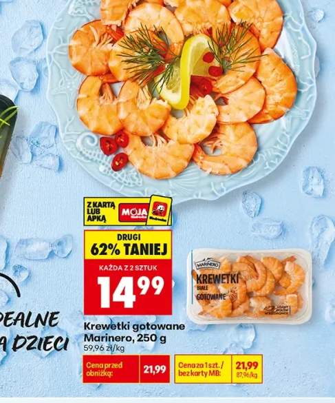 Krewetki gotowane białe Marinero