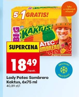 Lody Kaktus Sombrero 6-pak 75 ml