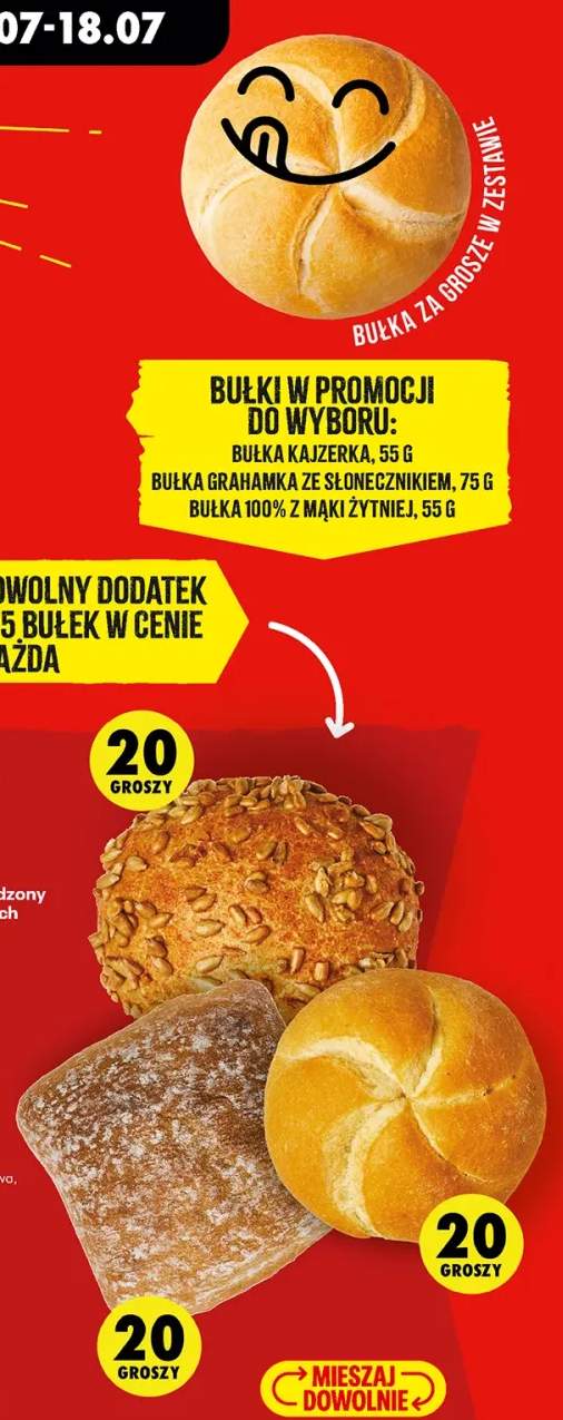 Bułka kajzerka +2 warianty