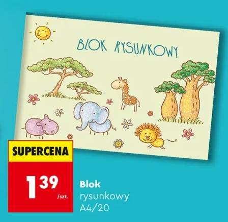 Blok rysunkowy A4/20