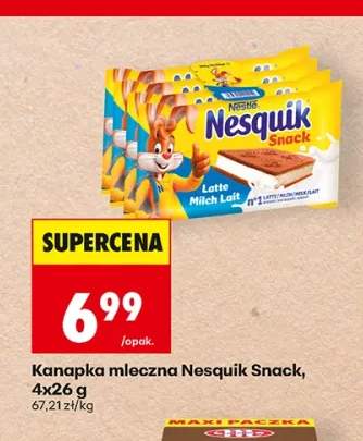 Kanapka mleczna Nesquik Snack
